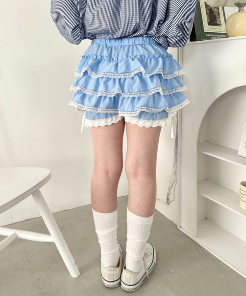 レースフリフリかぼちゃパンツ | SL2265014 | ライトブルー