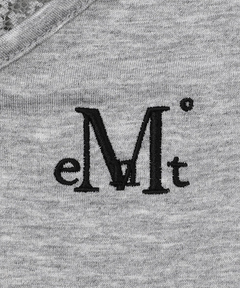 MUCENT(ムセント)/レース Vネック ロングスリーブ Tシャツ/SUNNIOR LACE V-NECK LONG SLEEVE T | AT2261004 | グレー