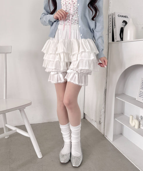 キャンディフリルショートパンツ | LO2265023 | ホワイト