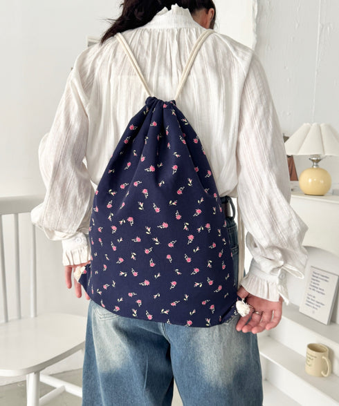 柄アソートカジュアルナップサック | SL1265019 | ネイビー