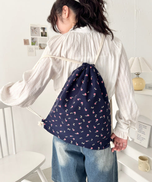 柄アソートカジュアルナップサック | SL1265019 | ネイビー