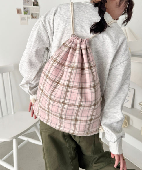 柄アソートカジュアルナップサック | SL1265019 | ピンク