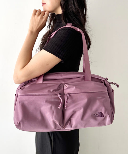 THE NORTH FACE(ザ・ノースフェイス)/A4収納可 軽量 ダッフルバッグ ショルダーバッグ ボストンバッグ ロゴプリント/SP DUFFLE BAG S | IM1261011 | ダークパープル