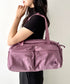 THE NORTH FACE(ザ・ノースフェイス)/A4収納可 軽量 ダッフルバッグ ショルダーバッグ ボストンバッグ ロゴプリント/SP DUFFLE BAG S | IM1261011 | ダークパープル