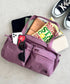 THE NORTH FACE(ザ・ノースフェイス)/A4収納可 軽量 ダッフルバッグ ショルダーバッグ ボストンバッグ ロゴプリント/SP DUFFLE BAG S | IM1261011 | ダークパープル