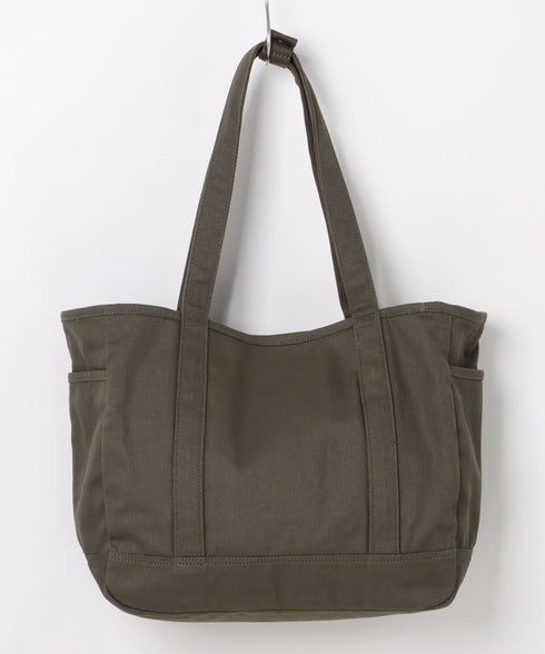 THE NORTH FACE(ザ・ノースフェイス)/ALL-DAY TOTE L_PLUS/TNF A4 PC収納 ビッグサイズ トートバッグ 横型トート コットン素材 | IM1261013 | カーキ