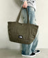 THE NORTH FACE(ザ・ノースフェイス)/ALL-DAY TOTE L_PLUS/TNF A4 PC収納 ビッグサイズ トートバッグ 横型トート コットン素材 | IM1261013 | カーキ