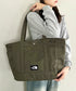 THE NORTH FACE(ザ・ノースフェイス)/ALL-DAY TOTE L_PLUS/TNF A4 PC収納 ビッグサイズ トートバッグ 横型トート コットン素材 | IM1261013 | カーキ