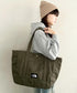 THE NORTH FACE(ザ・ノースフェイス)/ALL-DAY TOTE L_PLUS/TNF A4 PC収納 ビッグサイズ トートバッグ 横型トート コットン素材 | IM1261013 | カーキ
