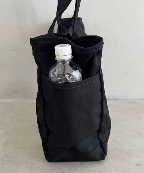 THE NORTH FACE(ザ・ノースフェイス)/ALL-DAY TOTE L_PLUS/TNF A4 PC収納 ビッグサイズ トートバッグ 横型トート コットン素材 | IM1261013 | ブラック