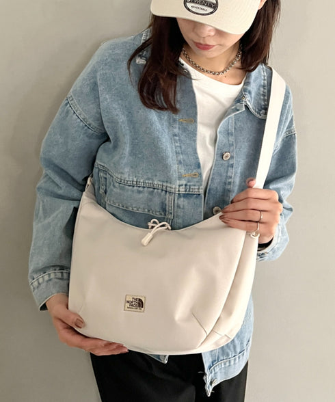 THE NORTH FACE(ザ・ノースフェイス)/軽量 ミニショルダーバッグ ホーボーバッグ クロスバッグ/ STANDARD HOBO BAG S | IM1261014 | クリーム