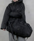 MUCENT(ムセント)/大容量 ショルダーバッグ ボストン ダッフルバッグ/SABO METAL LOGO GYM BOSTON DUFFLE BAG | AT1261015 | ブラック
