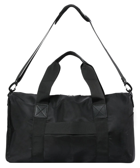 MUCENT(ムセント)/大容量 ショルダーバッグ ボストン ダッフルバッグ/SABO METAL LOGO GYM BOSTON DUFFLE BAG | AT1261015 | ブラック