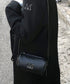 MUCENT(ムセント)/軽量 コンパクト メタルロゴ ミニ ショルダーバッグ/ARA METAL LOGO MINI SHOULDER BAG | AT1261016 | ブラック
