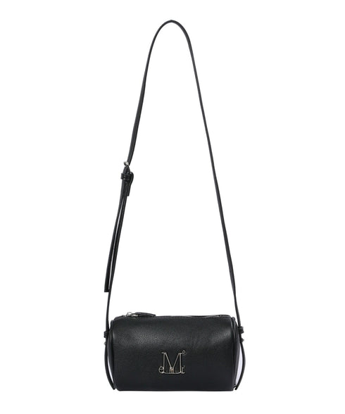 MUCENT(ムセント)/軽量 コンパクト メタルロゴ ミニ ショルダーバッグ/ARA METAL LOGO MINI SHOULDER BAG | AT1261016 | ブラック