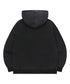 MUCENT(ムセント)/ユニセックス ピグメント フーディ ジップアップ パーカー/DENVER 2-WAY PIGMENT HOOD ZIP-UP | AT2261019 | ブラック