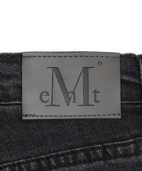 MUCENT(ムセント)/美脚 ブーツカット カーゴ フレア デニム パンツ/LUBEL BOOTS CUT CARGO DENIM PANTS | AT2261020 | ブラック