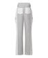 MUCENT(ムセント)/2WAY ハイウエスト ベルト付き ロング スウェットパンツ/MOLB METAL LOGO BELTED SWEAT PANTS | AT2261021 | グレー