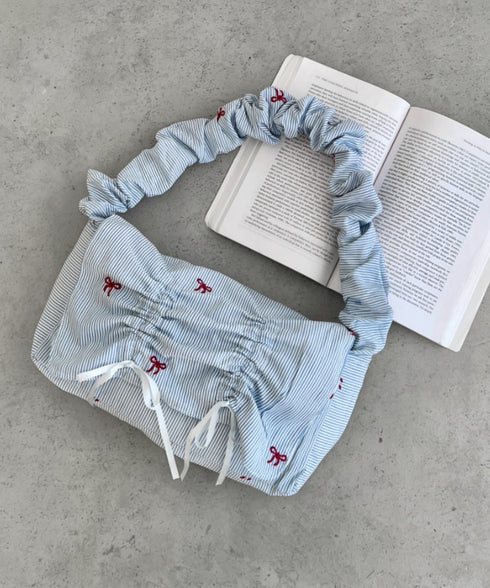 くしゅくしゅギャザーフラップショルダーバッグ | SL1265032 | ライトブルー