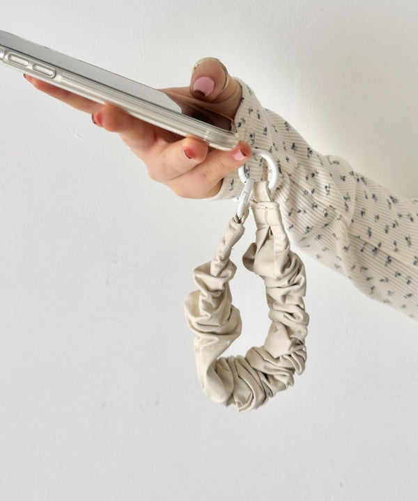 PUギャザースマホストラップ | SL6265038 | アイボリー