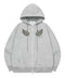 MUCENT(ムセント)/レオパード ドット エンジェル フード ジップアップ フルジップパーカー/SAR LEOPARD SYLPH DOT ANGEL HOOD ZIP-UP | AT2261026 | レオパード