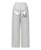 MUCENT(ムセント)/ワイド ルーズ レオパード ドット エンジェル スウェットパンツ/SAR LEOPARD SYLPH DOT ANGEL SWEAT PANTS | AT2261027 | グレー