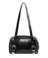 MUCENT(ムセント)/2WAY コニック メタル ロゴ スタッズ ベルト ショルダー ハンドバッグ/KONIC METAL LOGO STUD SHOULDER BAG | AT1261028 | ブラック