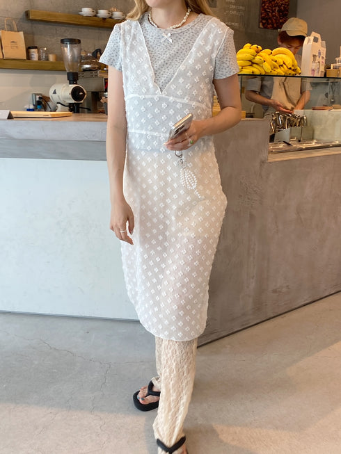 レースVネックワンピース | SL2234662 | ホワイト