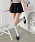 マイクロミニスカートレイヤーショートパンツ | LO2265035 | ブラック
