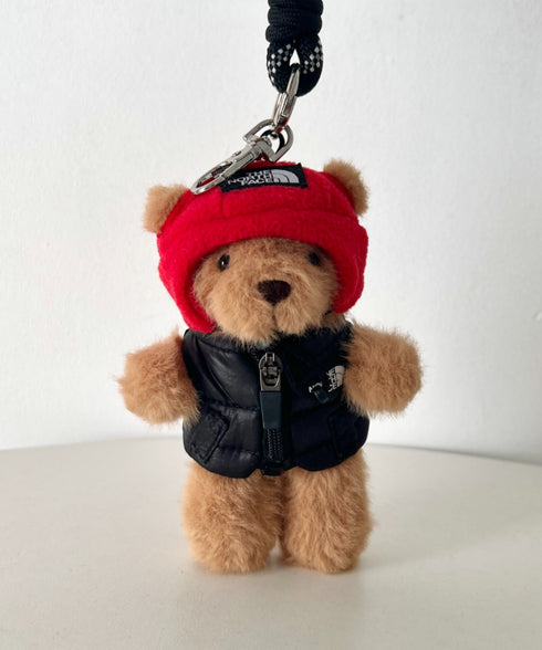 THE NORTH FACE(ザ・ノースフェイス)/ヌプシベスト キーホルダー ベア クマさん マスコット キーホルダー キーリング バッグチャーム/NUPTSE VEST BEAR KEYRING | IM6261031 | ブラック