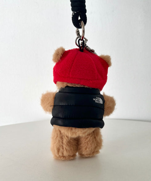 THE NORTH FACE(ザ・ノースフェイス)/ヌプシベスト キーホルダー ベア クマさん マスコット キーホルダー キーリング バッグチャーム/NUPTSE VEST BEAR KEYRING | IM6261031 | ブラック