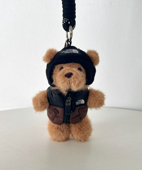 THE NORTH FACE(ザ・ノースフェイス)/ヌプシベスト キーホルダー ベア クマさん マスコット キーホルダー キーリング バッグチャーム/NUPTSE VEST BEAR KEYRING | IM6261031 | ブラウン