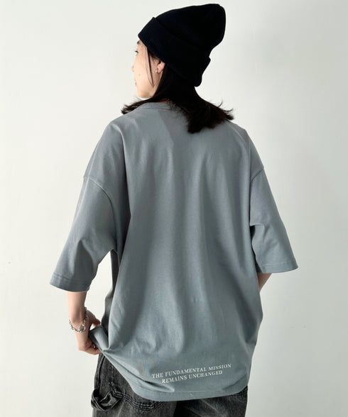 【】 THE NORTH FACE(ザ・ノースフェイス)/ルーズフィット ポケT クルーネック オーバーサイズ ユニセックス ポケット付き コットン 半袖 Tシャツ /POCKET S/S R/TEE | IM2261033 | グレイッシュベージュ