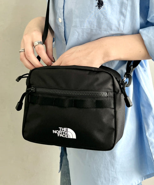 THE NORTH FACE(ザ・ノースフェイス)/軽量 スクエア ショルダーバッグ スタンダード クロスバッグ ロゴプリント/STANDARD CROSS BAG | IM1261038 | ブラック