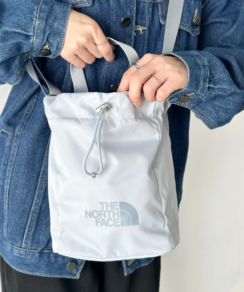 THE NORTH FACE(ザ・ノースフェイス)/ロゴプリント 軽量 巾着バッグ バケットバッグ ミニショルダーバッグ/BONNEY BUCKET BAG MINI | IM1261039 | ブルー