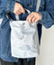 THE NORTH FACE(ザ・ノースフェイス)/ロゴプリント 軽量 巾着バッグ バケットバッグ ミニショルダーバッグ/BONNEY BUCKET BAG MINI | IM1261039 | ブルー