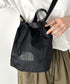 THE NORTH FACE(ザ・ノースフェイス)/ロゴプリント 軽量 巾着バッグ バケットバッグ ミニショルダーバッグ/BONNEY BUCKET BAG MINI | IM1261039 | ブラック