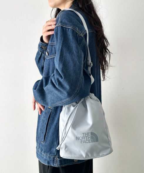 THE NORTH FACE(ザ・ノースフェイス)/ロゴプリント 軽量 巾着バッグ バケットバッグ ミニショルダーバッグ/BONNEY BUCKET BAG MINI | IM1261039 | ブルー