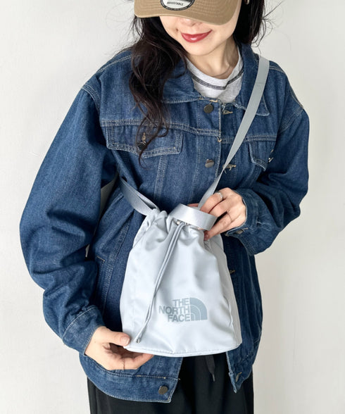 THE NORTH FACE(ザ・ノースフェイス)/ロゴプリント 軽量 巾着バッグ バケットバッグ ミニショルダーバッグ/BONNEY BUCKET BAG MINI | IM1261039 | ブルー