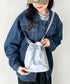THE NORTH FACE(ザ・ノースフェイス)/ロゴプリント 軽量 巾着バッグ バケットバッグ ミニショルダーバッグ/BONNEY BUCKET BAG MINI | IM1261039 | ブルー