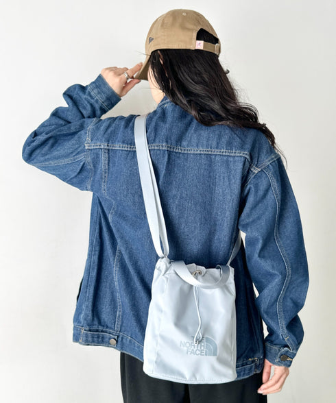 THE NORTH FACE(ザ・ノースフェイス)/ロゴプリント 軽量 巾着バッグ バケットバッグ ミニショルダーバッグ/BONNEY BUCKET BAG MINI | IM1261039 | ブルー