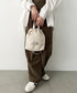 THE NORTH FACE(ザ・ノースフェイス)/ロゴプリント 軽量 巾着バッグ バケットバッグ ミニショルダーバッグ/BONNEY BUCKET BAG MINI | IM1261039 | クリーム