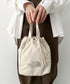 THE NORTH FACE(ザ・ノースフェイス)/ロゴプリント 軽量 巾着バッグ バケットバッグ ミニショルダーバッグ/BONNEY BUCKET BAG MINI | IM1261039 | クリーム