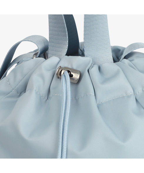 THE NORTH FACE(ザ・ノースフェイス)/ロゴプリント 軽量 巾着バッグ バケットバッグ ミニショルダーバッグ/BONNEY BUCKET BAG MINI | IM1261039 | ブルー