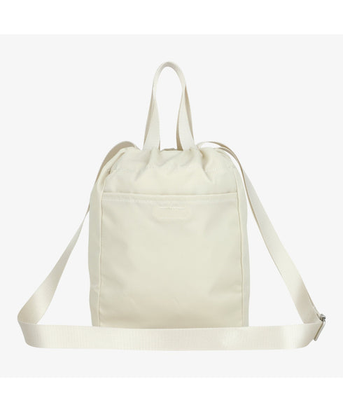 THE NORTH FACE(ザ・ノースフェイス)/ロゴプリント 軽量 巾着バッグ バケットバッグ ミニショルダーバッグ/BONNEY BUCKET BAG MINI | IM1261039 | クリーム