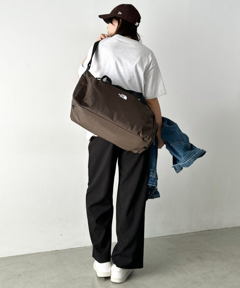 THE NORTH FACE(ザ・ノースフェイス)/2WAY 大容量 ショルダー ボストン トラベル ダッフルバッグ ロゴプリント/SP DUFFLE BAG M | IM1261040 | ブラウン
