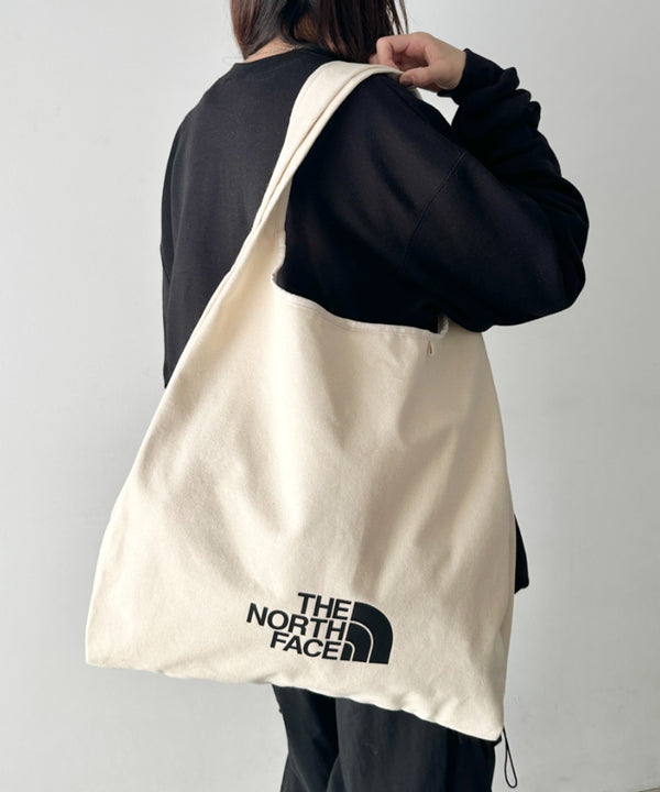 THE NORTH FACE(ザ・ノースフェイス)/A4 PC収納可能 ビッグサイズ トートバッグ コットン生地 ロゴプリント/TNF TRIG BAG | IM1261041 | クリーム