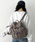 【国内未発売】THE NORTH FACE(ザ・ノースフェイス)/軽量 シャーリング リボン メタルロゴ リュック バックパック/BONNEY SR BACKPACK MINI | IM1261047 | ブラウン