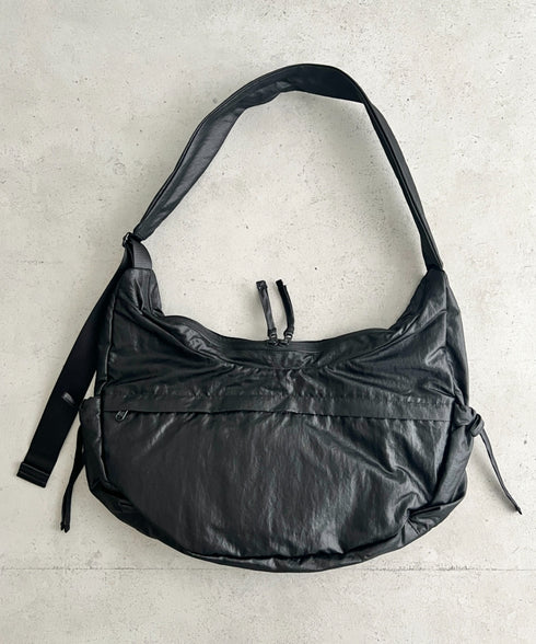 THE NORTH FACE(ザ・ノースフェイス)/軽量 大容量 シャーリング リボン ホーボーバッグ ショルダーバッグ/BONNEY SR CROSS BAG | IM1261049 | ブラック