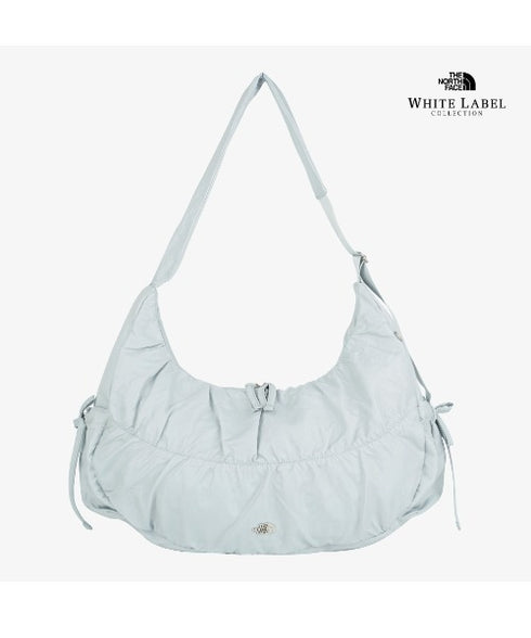 THE NORTH FACE(ザ・ノースフェイス)/軽量 大容量 シャーリング リボン ホーボーバッグ ショルダーバッグ/BONNEY SR CROSS BAG | IM1261049 | ライトグレー